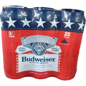 Budweiser Lager Cans (25 fl oz x 3 ct)